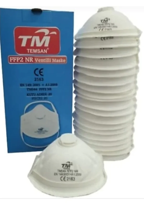 TM TEMSAN VENTİLLİ MASKE 1*20