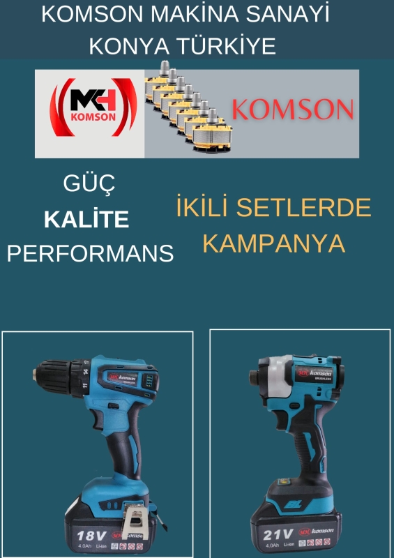 KOMSON TW18B AKÜLÜ VİDALAMA