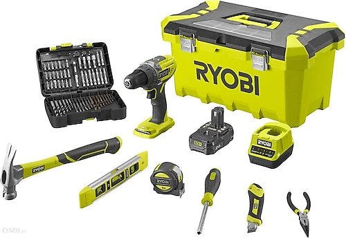 RYOBI R18PD3-120TAH 18V AKÜLÜ DARBELİ MATKAP+AKSESUVAR SETİ - 055.0335