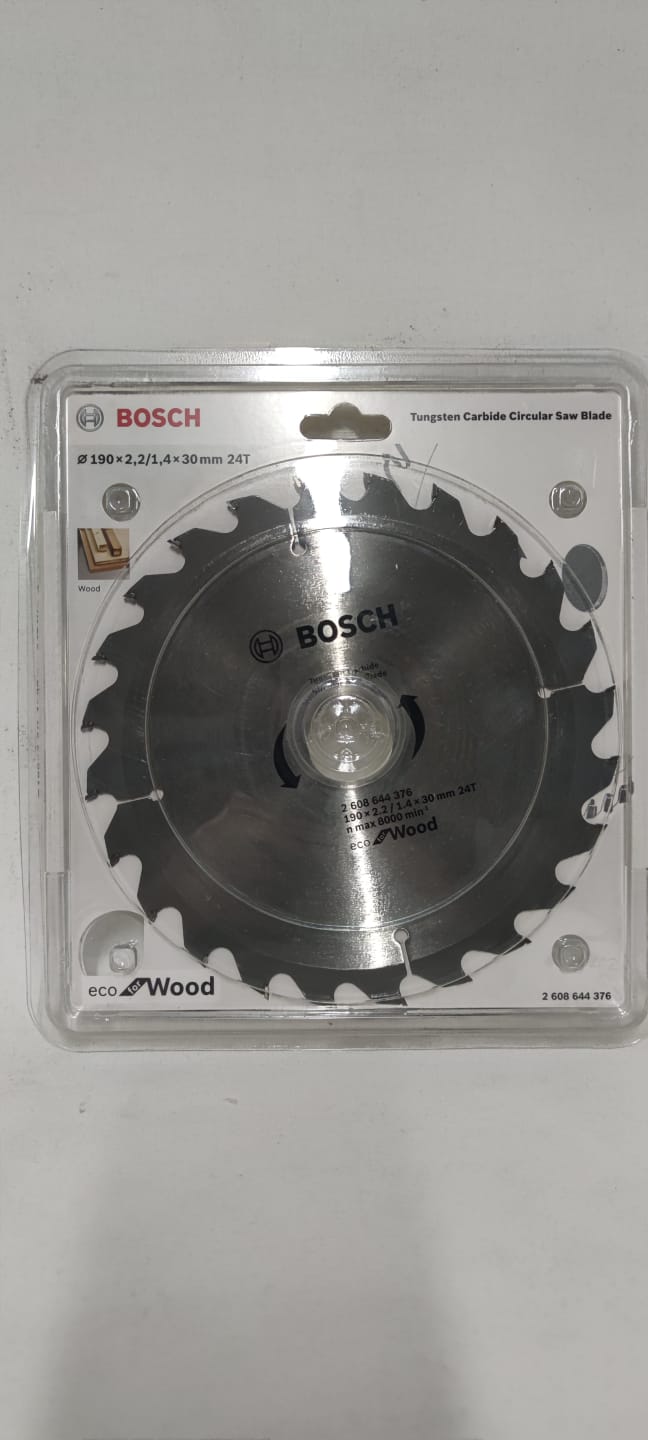 Bosch Daire Testere Bıçağı Eco For Wood 190x30 mm 24 Diş 2608644627