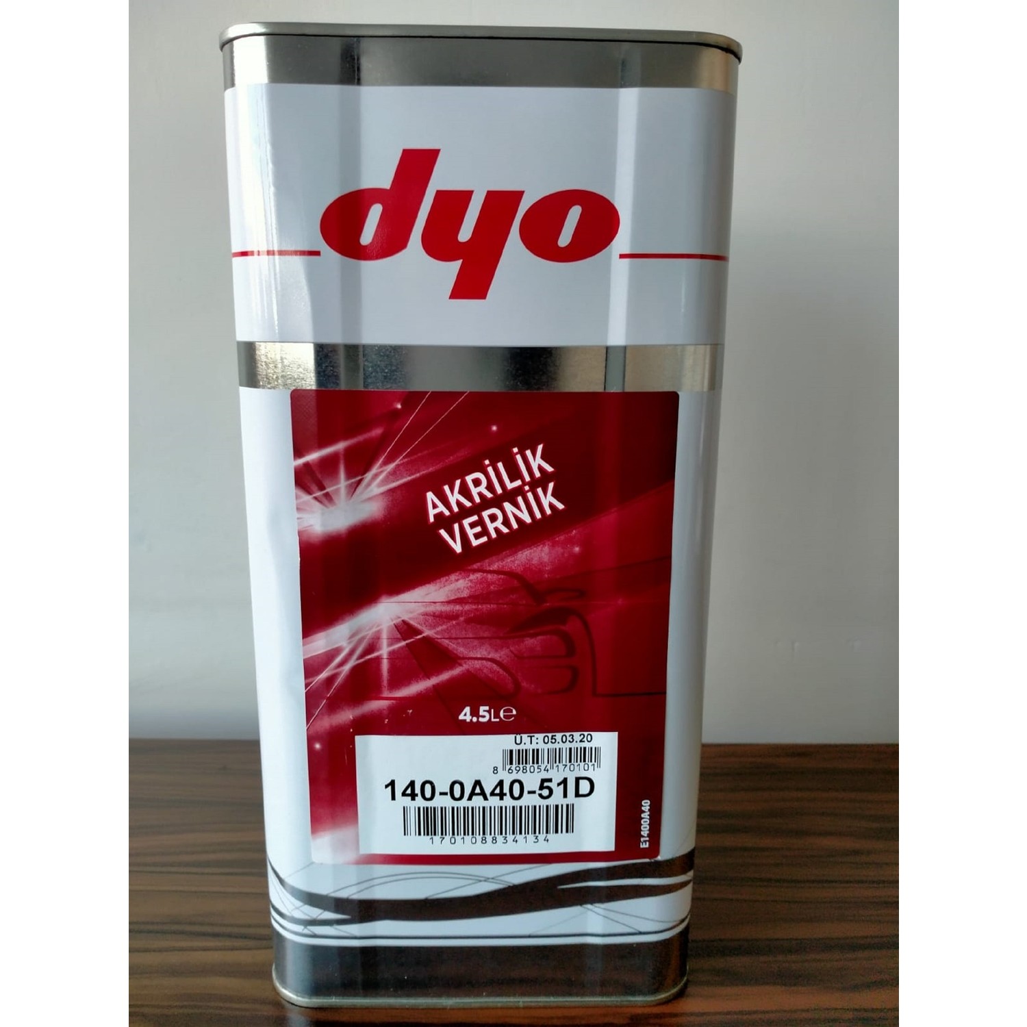 DYO AKRİLİK VERNİK 140-0740-51D 2.5 LT 